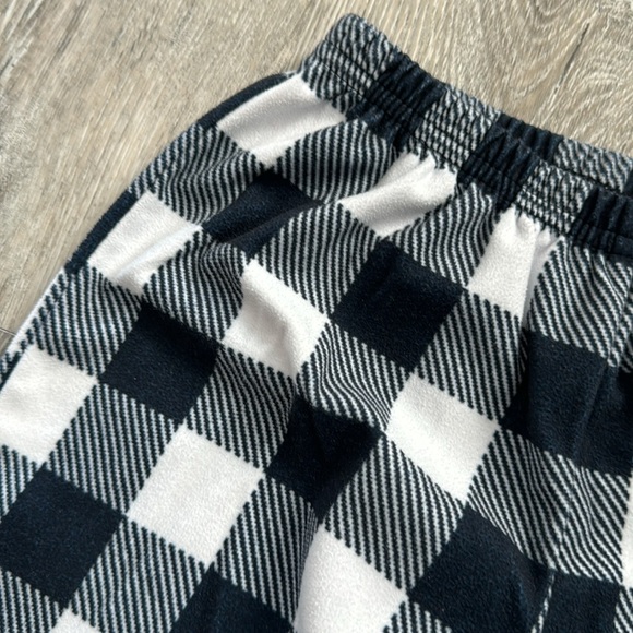 Carter's 2-Piece Girls Snowman Red Shirt w/Black & White Fleece Pajama Set Sz 5T - Picture 9 of 10